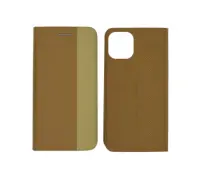 Book Case Ancus Magnetic Canvas for Apple iPhone 11 Pro TPU Gold