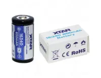 Rechargable Ιndustrial Τype Βattery Xtar 16340 Li-ion 3.7V 650mAh Protected