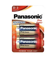 Battery Panasonic Alcaline Pro Power LR20PPG/2BP size D Pcs. 2