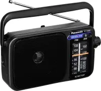 Portable FM Radio Panasonic RF-2400DEG-K 770mW Black Mains and Battery Supply