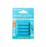 Rechargeable Battery Panasonic eneloop lite BK-4LCCE/4BE 550 mAh size AAA Ni-MH 1.2V Τεμ. 4