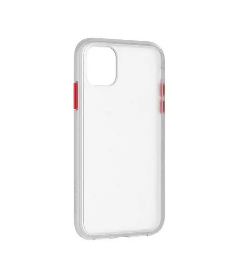 Case TPU Body Glove Frost Case Military Drop Test for Apple iPhone 11 Pro Frost with Red details on Buttons