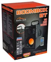 Wireless Speaker Media-Tech Boombox MT3145_V2 600W, with Remote Control & Woofer Black