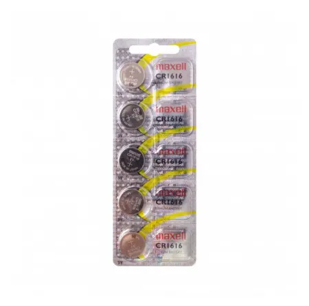 Buttoncell Maxell CR1616 Hologram 3V Pcs. 5 with Perferated Packaging