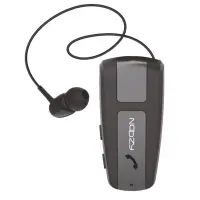 Bluetooth Hands Free Noozy Roller BH68 V.5.0 with Vibration Alert and Neck Strap Multi Pairing Black