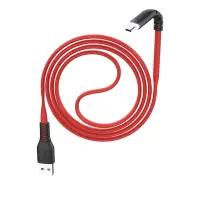 Data Cable Hoco X42 USB 2.4A USB to Micro-USB with Liquid Silicone 1m Red