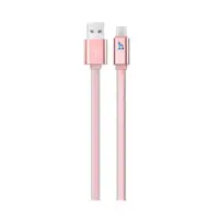 Data Cable Hoco UPL 12 Plus USB 2.4A to Micro-USB with PVC Jelly and Bright Indicator 1.2m Rose Gold