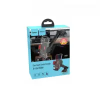 Car Mount Hoco CAD01 Easy-lock 360 Rotate Black - Red