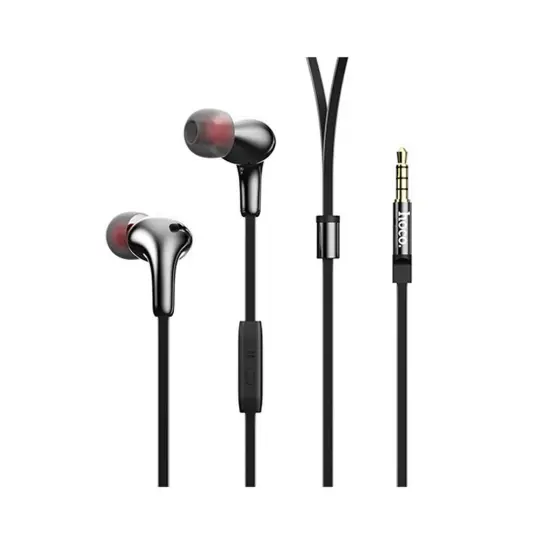 Hands Free Hoco M30 Glaring  Earphones Stereo 3.5mm Grey with Micrphone and Operation Control Button