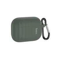 Case Hoco WB20 Fenix Liquid Silicone Protective Dark Green for Airpods Pro with Strap