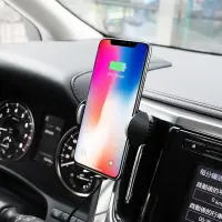 Car Mount and In-Air Outlet Hoco CA60 Aspiring Black with Fast Wireless Charger 10W