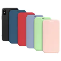 Case Hoco Colorful Series Liquid Silicone for Apple iPhone X / XS Red