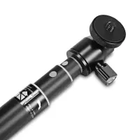 Selfie Stick Monopod LEDISTAR LDX-801 for Photograph Machines and Mobile Phones Extendible Black Length: 30cm-95cm