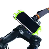 Bicycle Mount Maxcom Shock Grip for Smartphone Green that can be attached to Bikes and Scooters