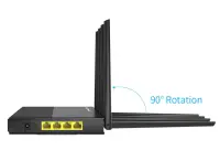 Wireless Router Comfast CF-WR617AC Dual Band 1200Mbps 4x5dBi 5.8GHz Black