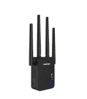 Wifi Repeater / Extender Dual Band Hi-Speed Comfast CF-WR754AC 1200Mbps of Four External Antennas. With European UK Plug