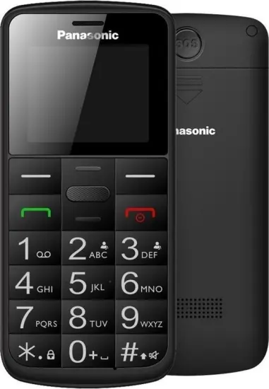 Panasonic KX-TU110EXB (Dual SIM) Black 1.77" with SOS button, Bluetooth and Big Letters