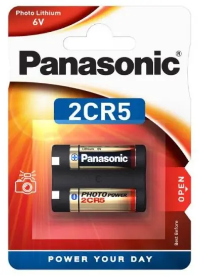 Battery Lithium Panasonic 2CR5 6V Pcs. 1