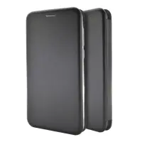 Book Case Ancus Magnetic Curve for Xiaomi Mi Note 10 Lite TPU Black