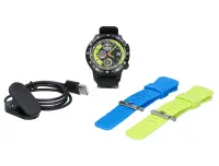 Maxcom Smartwatch FitGo FW37 Argon IP68 320mAh Black Silicon Band