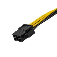 Adapter with Cable Akyga AK-CA-07 PCI-E 6 pin Female / PCI-E 8 pin Male 20cm