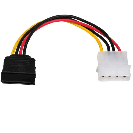 Adapter with Power Cable Akyga AK-CA-17 Molex Male / SATA Female 15cm