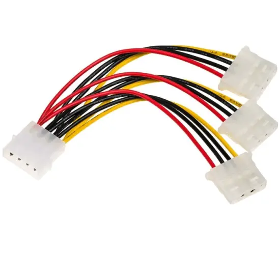 Adapter with Power Cable Akyga AK-CA-40 Molex Male / 3 pin 5V Male 15cm