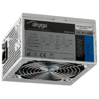 Power Supply ATX Akyga AK-B1-500 500W P4 PCI-E 6+2 pin 3x SATA 2x Molex PPFC FAN 12cm