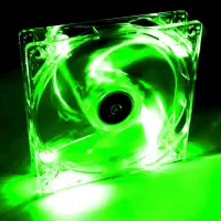 Case Fan Akyga AW-12B-BG 120mm 3-pin with 4 LED Green