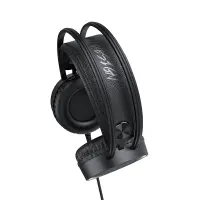 Stereo Gaming Headphone W100 Touring 3.5mm with Microphone, Volume Control and LED Light Black