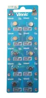 Buttoncell Vinnic 377-376 SR626SW SR626W SR66 LR626 Pcs. 10 with Perferated Packaging