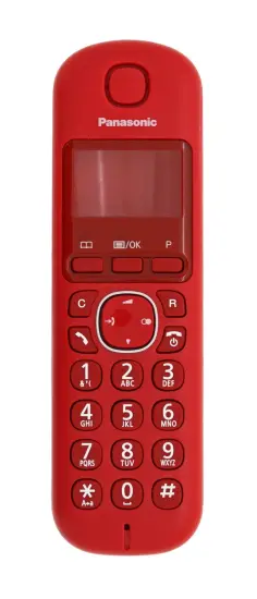 Housing Handset for Panasonic KX-TGB210 Red Bulk