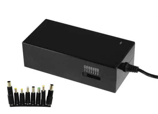 Universal Power Adapter Media-Tech MT6269 3,75A, 80W with 8 Types of Plug Black for Tablets & Other Devices