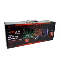 Gaming Set Noozy GS-100 that includes Gaming Headphones with Microphone, 4D Mouse, LED Keyboard and Mousepad