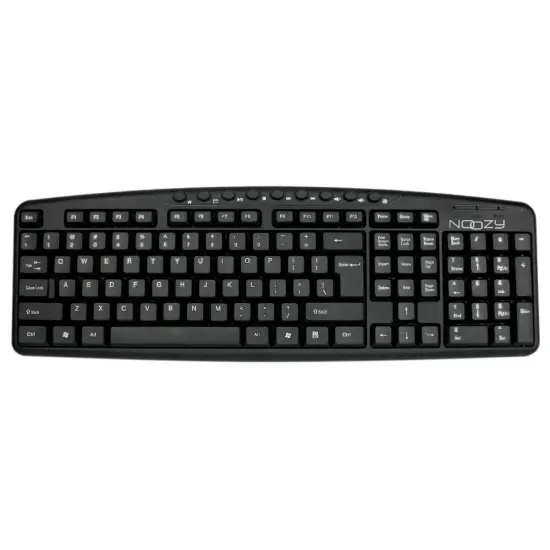 Multimedia Wired Keyboard Noozy SK-10 USB with Greek Layout and 9 Shortcut Keys