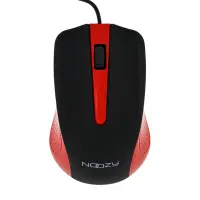 Wired Mouse Noozy SM-26 USB 3D with 3 Buttons and 1000DPI Black-Red