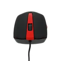 Wired Mouse Noozy SM-26 USB 3D with 3 Buttons and 1000DPI Black-Red