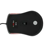 Wired Mouse Noozy SM-26 USB 3D with 3 Buttons and 1000DPI Black-Red