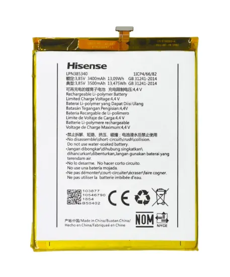 Battery Hisense LPN385340 for H12 3400mAh 3.85V Original Bulk