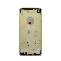 Battery Cover with Frame for Apple iPhone 7 Gold with Camera Lens, SIM Tray and External Keys OEM Type A