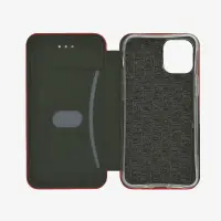 Book Case Ancus Magnetic Curve for Apple iPhone 12 Mini TPU Red