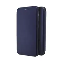 Book Case Ancus Magnetic Curve for Apple iPhone 12 / iPhone 12 Pro TPU Dark Blue