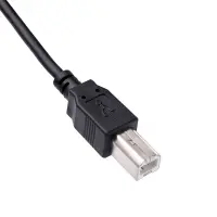 USB Data Akyga AK-USB-04 Cable A Male to USB-B Male 1,8m Black