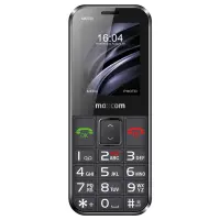 Maxcom MM730 2.2" with Large Buttons & Backlight, Bluetooth, Radio, Camera and Emergency Button Black