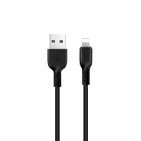 Data Cable Hoco X20 Flash USB to Lightning 2.0A Black 1m