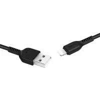 Data Cable Hoco X20 Flash USB to Lightning 2.0A Black 1m