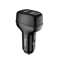 Car Charger Hoco Z36 Leader with 2 USB Outputs 5V 2.4A Max Black