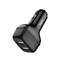 Car Charger Hoco Z36 Leader with 2 USB Outputs 5V 2.4A Max Black