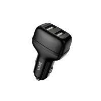 Car Charger Hoco Z36 Leader with 2 USB Outputs 5V 2.4A Max Black