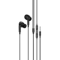 Hands Free Hoco M1 Pro Original Series Earphones Stereo 3.5mm Black with Micrphone and Operation Control Button